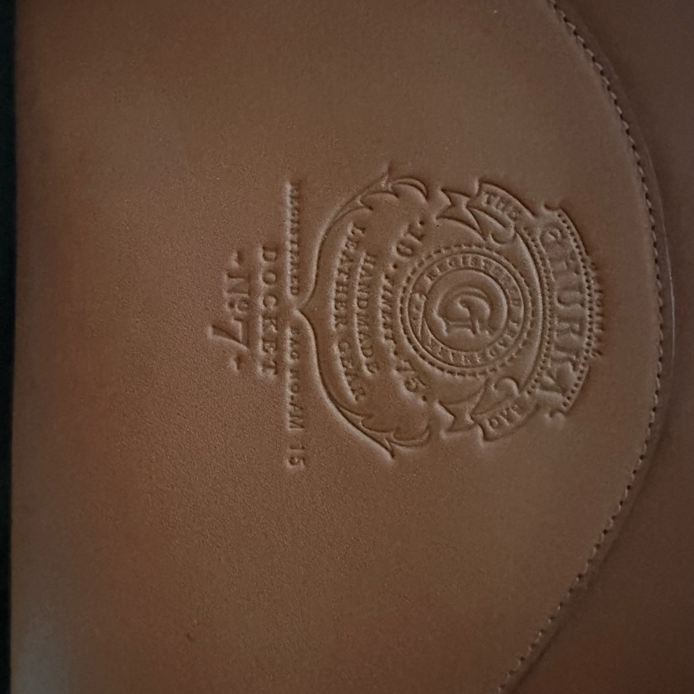 Brown Leather Messenger Bag; Ghurka Docket #7 (~2014) - Picture 2 of 6
